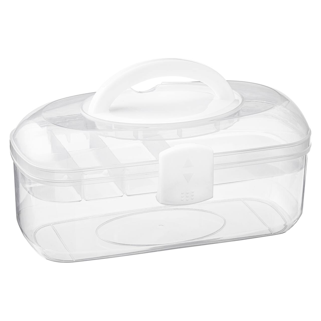 12 Pack: Plastic Bead Organizer with Removable Tray by Simply Tidy™